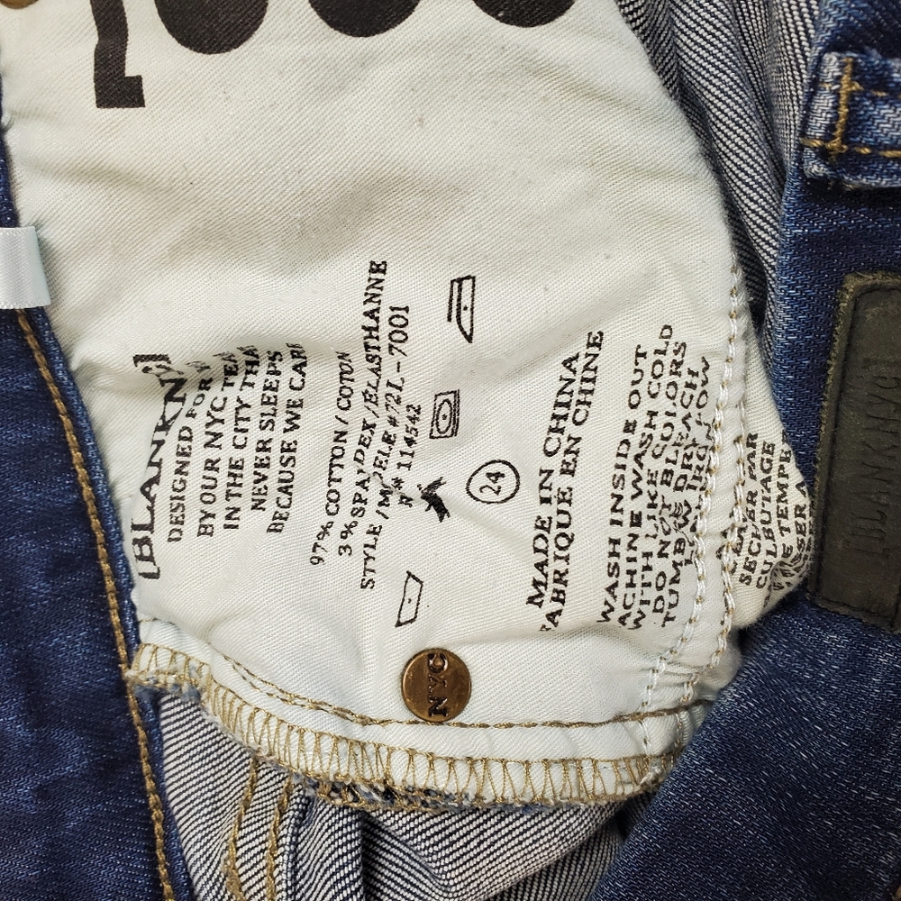 Blank NYC distressed skinny jeans, 24 - Picture 5 of 6